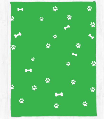 Custom Pet Portrait Fleece Blanket